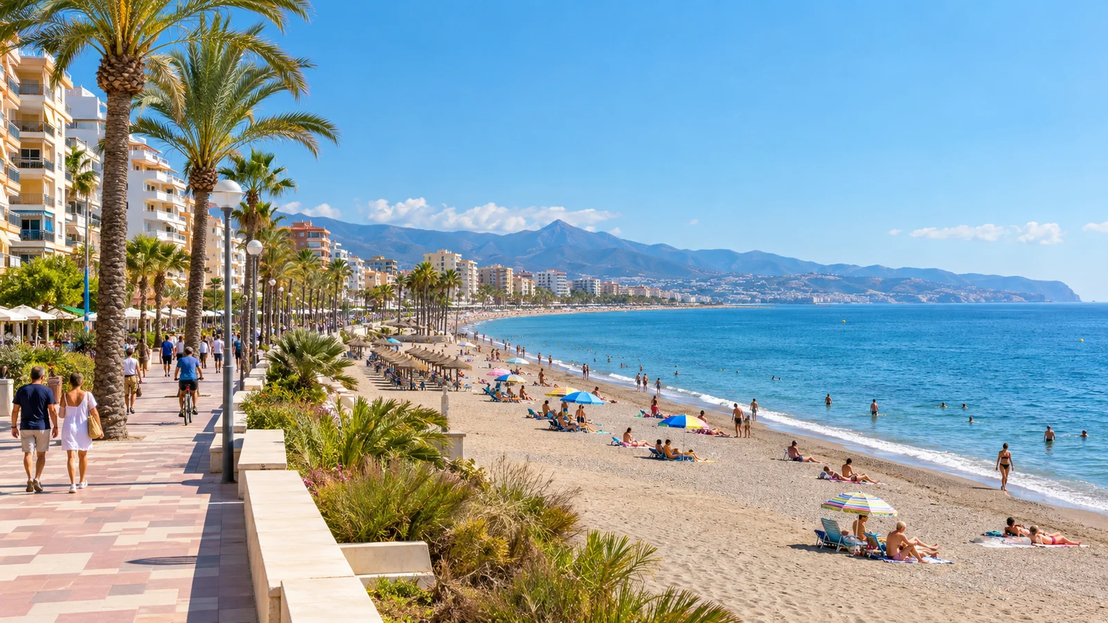 Costa Guest editorial travel image illustrating the guide topic: best beaches torre del mar.