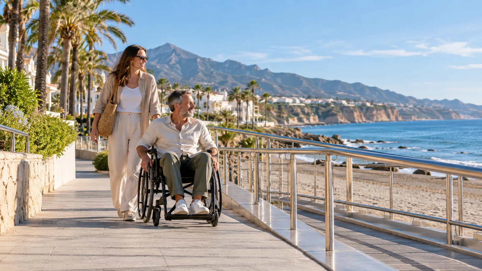 Costa Guest editorial travel image illustrating the guide topic: accessible beaches costa del sol.