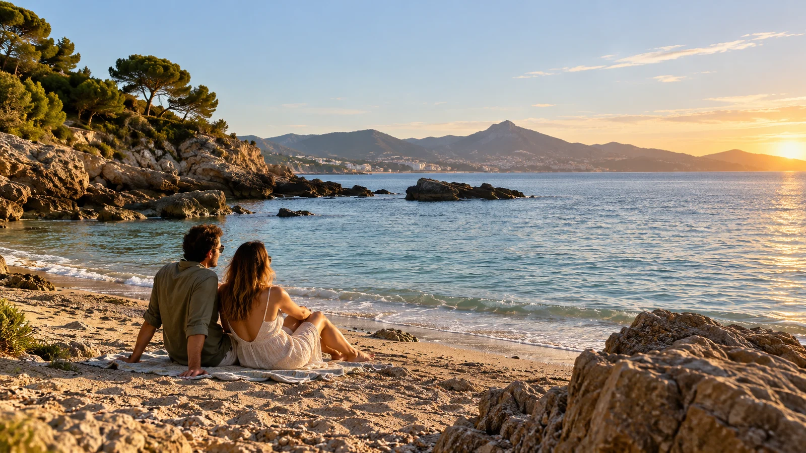 Costa Guest editorial travel image illustrating the guide topic: best beaches couples costa del sol.