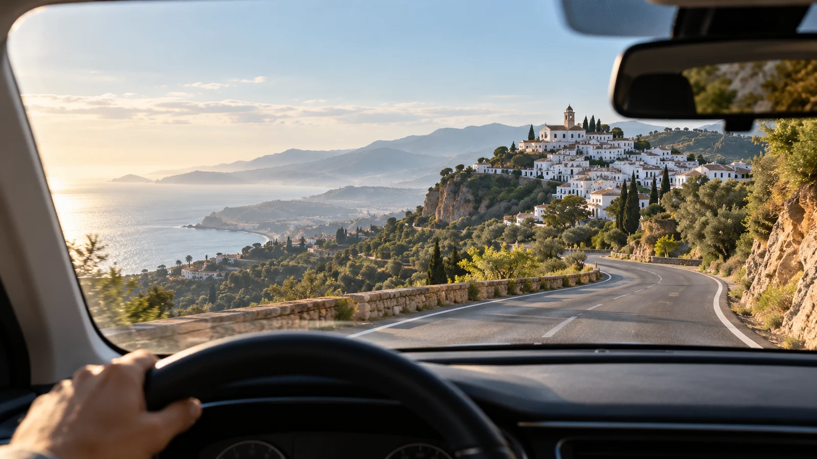 Imagen editorial de viaje de Costa Guest que ilustra la guía: scenic drives costa del sol.