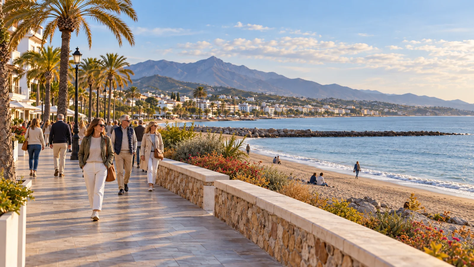 Costa Guest editorial travel image illustrating the guide topic: costa del sol november.