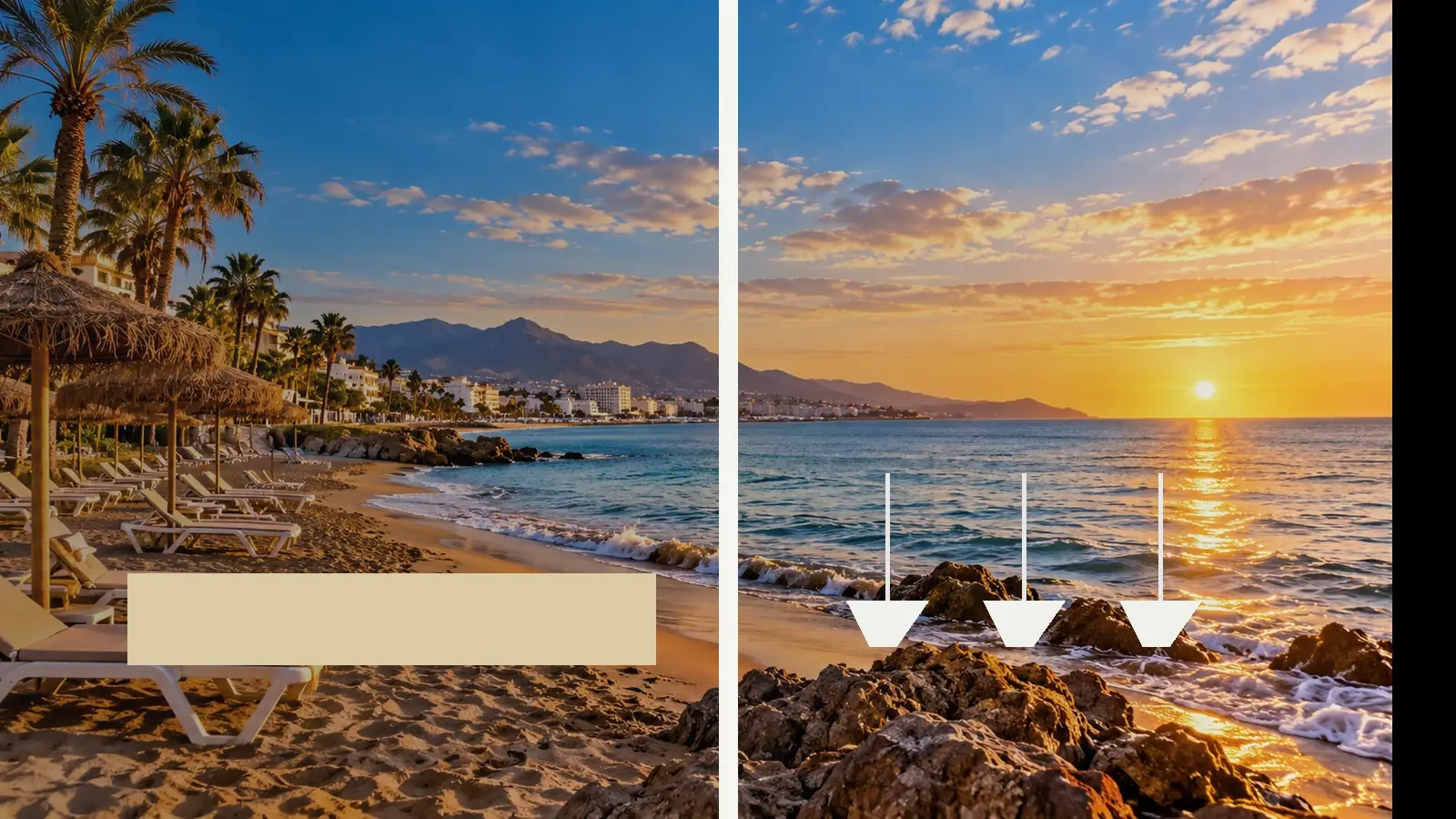 Costa Guest editorial travel image illustrating the guide topic: ¿Torre del Mar o Caleta de Vélez? Dos bases distintas junto al mar.